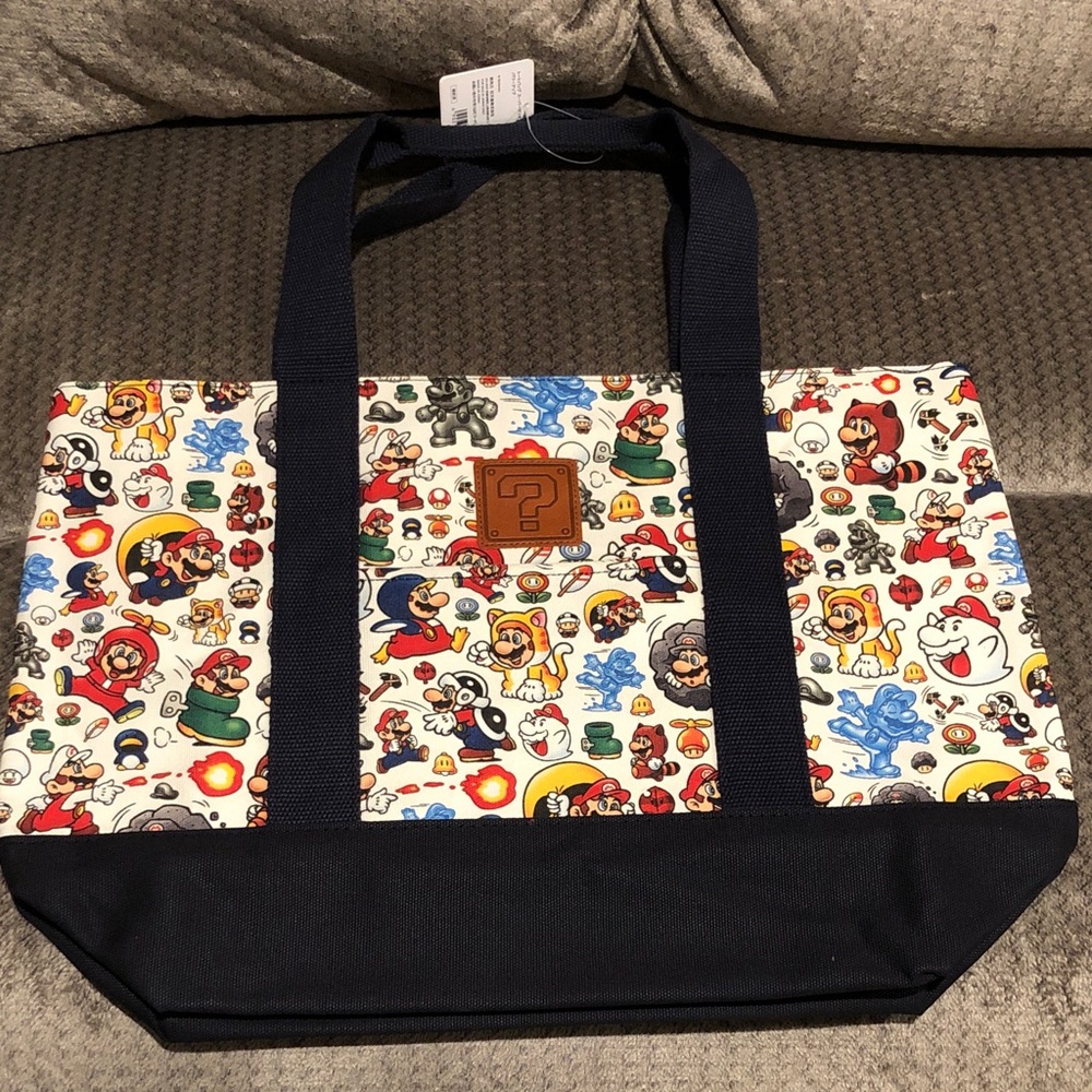 Mario & Friends Canvas Tote Bag from Japan
